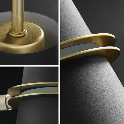 Cone LED Wall Light with Adjustable Metal Shade