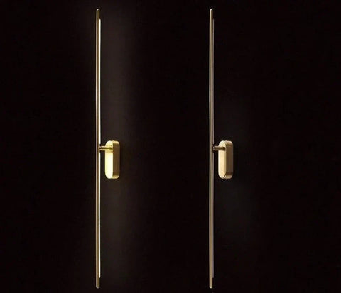 Slim Scandinavian LED Wall Light with Vertical Design