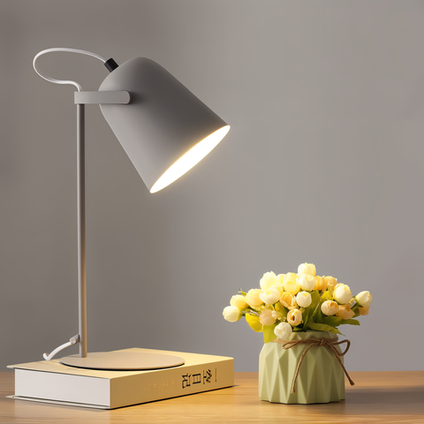 Scandinavian Adjustable Iron Desk Lamp for Reading and Workspace Lighting