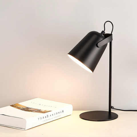 Scandinavian Adjustable Iron Desk Lamp for Reading and Workspace Lighting
