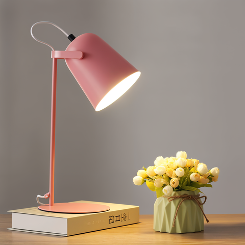 Scandinavian Adjustable Iron Desk Lamp for Reading and Workspace Lighting