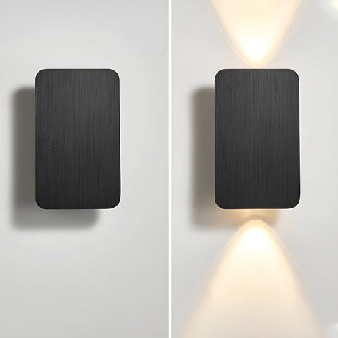 LED wall lamp with upward and downward light beam – Modern and atmospheric