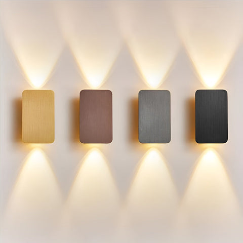 LED wall lamp with upward and downward light beam – Modern and atmospheric