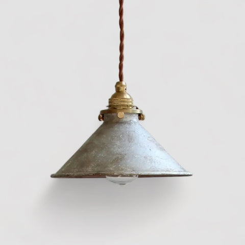 Pendant Light with Industrial Iron Shade