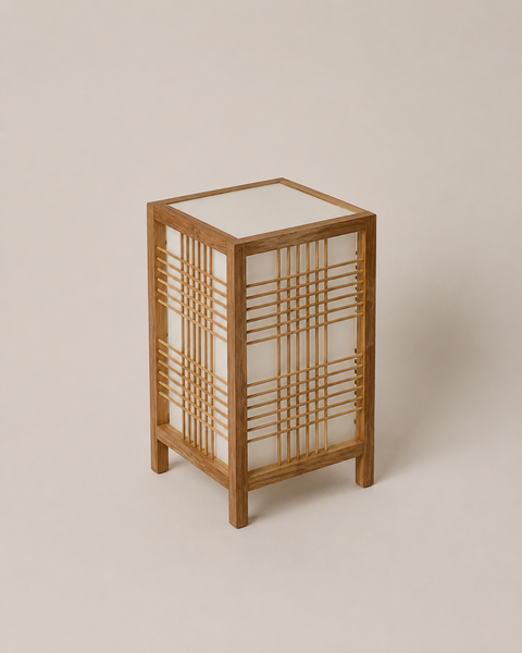 Japandi Table Lamp with Soft Bedroom Illumination