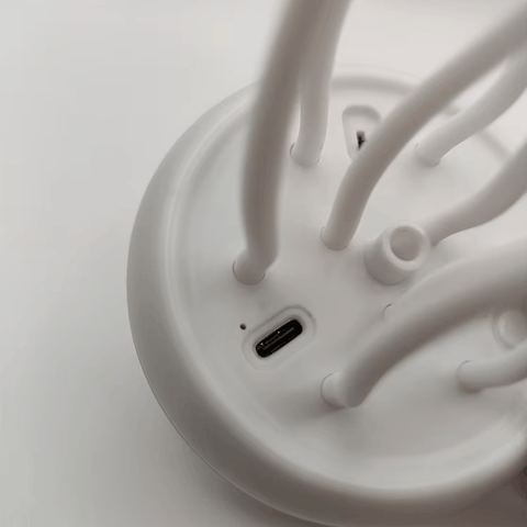 Jellyfish-Inspired LED Table Lamp with Warm Ambient Lighting for Bedroom and Living Room Decor