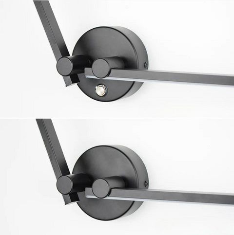 Rotating LED Tube Wall Sconce for Bedrooms, Hallways, and Bathrooms