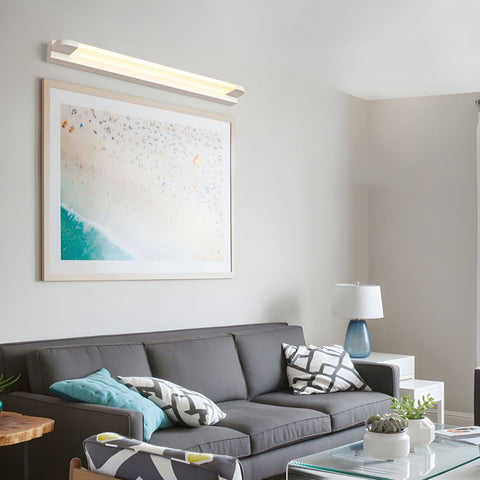 LED Bathroom Mirror Light with Slim Wall-Mounted Bar — product view