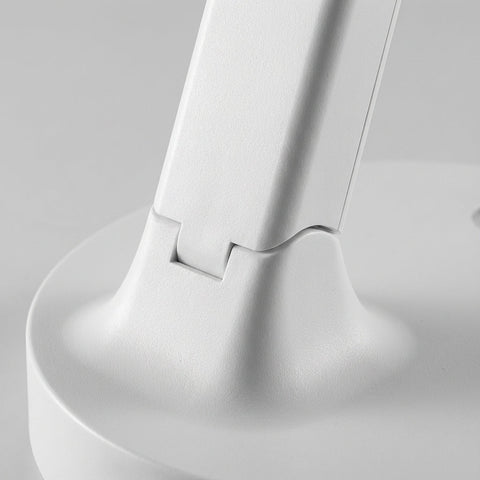 LED Desk Lamp with Integrated Clock and Tabletop Design