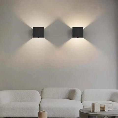 Rechargeable Cube Wall Light with Motion Sensor — product view