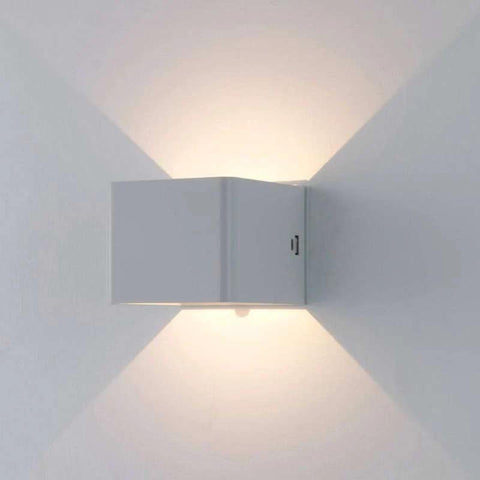 Rechargeable Cube Wall Light with Motion Sensor — product view