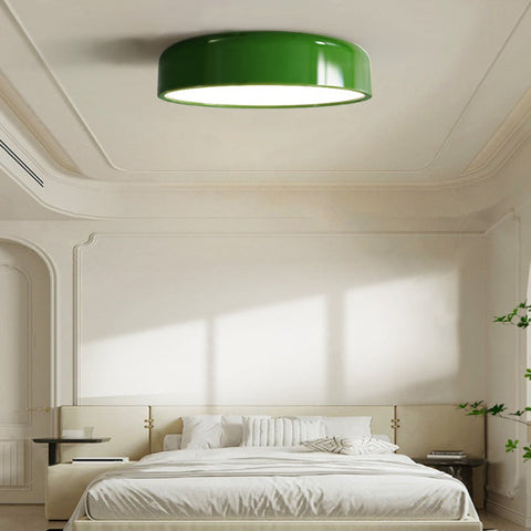 Vintage Drum LED Ceiling Light for Bedrooms, Kitchens, and Studies