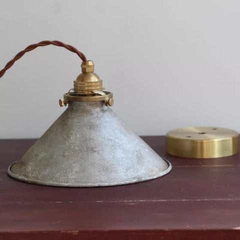 Rustic Metal Pendant Light for Kitchen Counters and Dining Areas