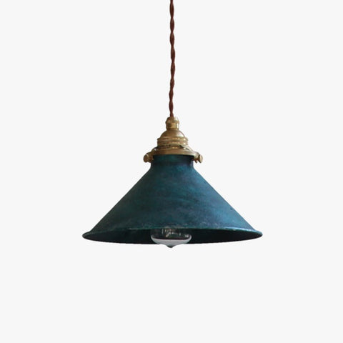Rustic Metal Pendant Light for Kitchen Counters and Dining Areas