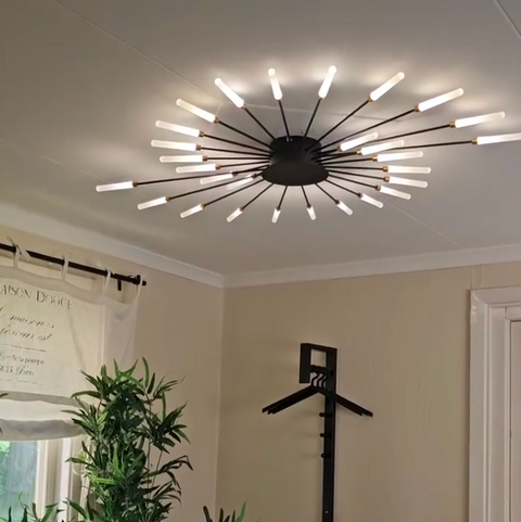 Starburst Multi-Arm LED Ceiling Light