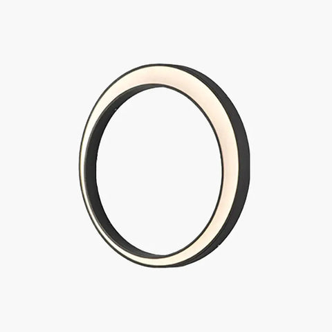 Modern Ring Outdoor Wall Light for Garden, Patio, and Entry Lighting