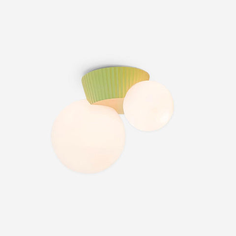 Asymmetric Globe Ceiling Light for Modern Bedroom Accent Lighting