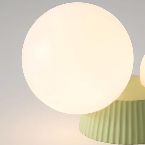 Asymmetric Globe Ceiling Light for Modern Bedroom Accent Lighting