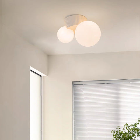 Asymmetric Globe Ceiling Light for Modern Bedroom Accent Lighting