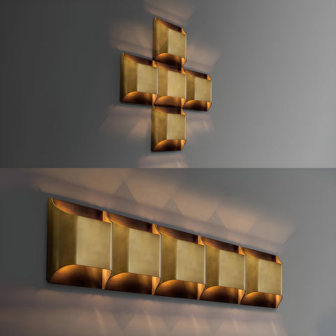 Brass Up and Down Wall Sconce