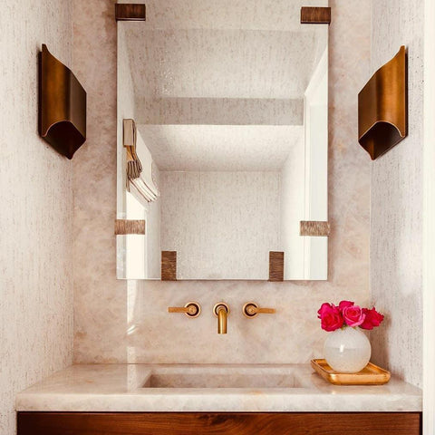 Brass Up and Down Wall Sconce