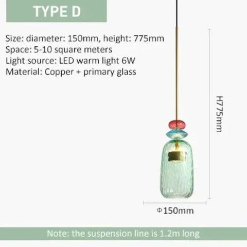 Modern Glass Pendant Light with Adjustable Cord for Ambient Lighting