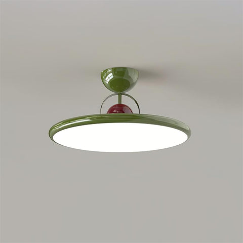 Retro Round LED Ceiling Light for Bedroom and Living Room Lighting