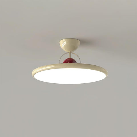 Retro Round LED Ceiling Light for Bedroom and Living Room Lighting