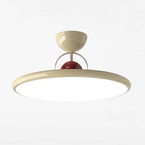 Retro Round LED Ceiling Light for Bedroom and Living Room Lighting