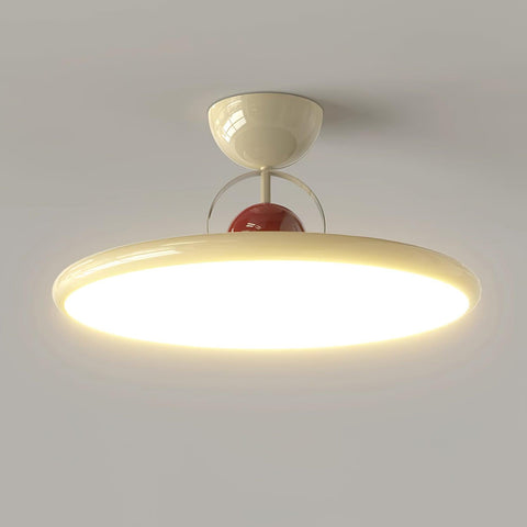 Retro Round LED Ceiling Light for Bedroom and Living Room Lighting