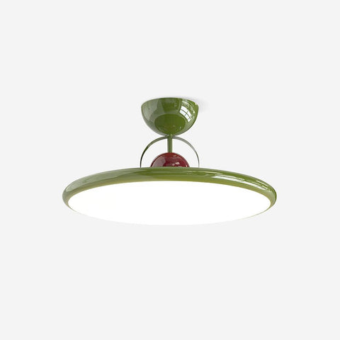 Retro Round LED Ceiling Light for Bedroom and Living Room Lighting