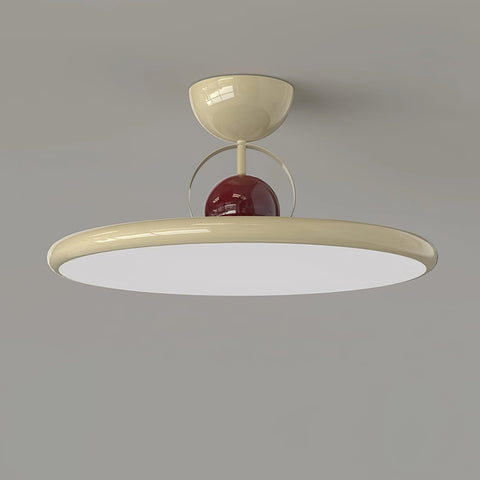 Retro Round LED Ceiling Light for Bedroom and Living Room Lighting