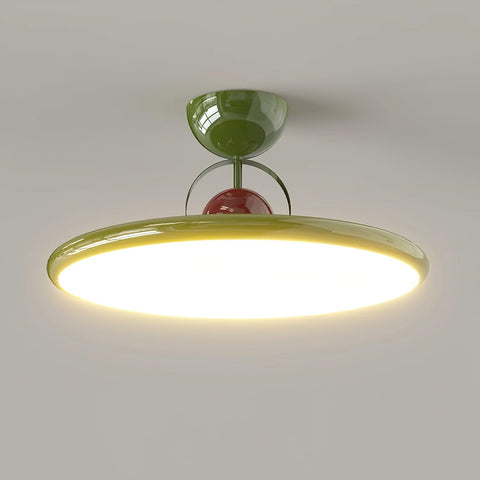 Retro Round LED Ceiling Light for Bedroom and Living Room Lighting