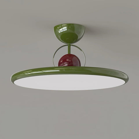 Retro Round LED Ceiling Light for Bedroom and Living Room Lighting