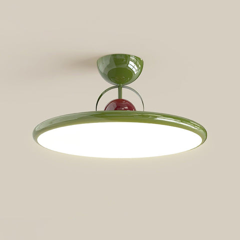 Retro Round LED Ceiling Light for Bedroom and Living Room Lighting