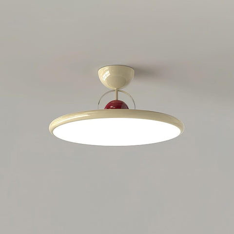 Retro Round LED Ceiling Light for Bedroom and Living Room Lighting