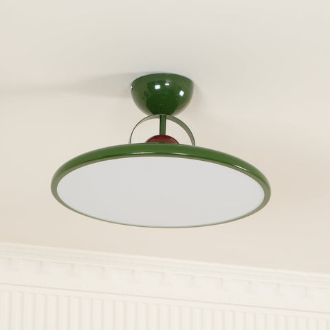 Retro Round LED Ceiling Light for Bedroom and Living Room Lighting