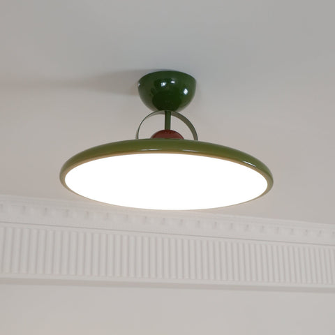 Retro Round LED Ceiling Light for Bedroom and Living Room Lighting