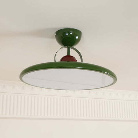 Retro Round LED Ceiling Light for Bedroom and Living Room Lighting