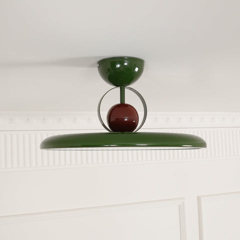 Retro Round LED Ceiling Light for Bedroom and Living Room Lighting
