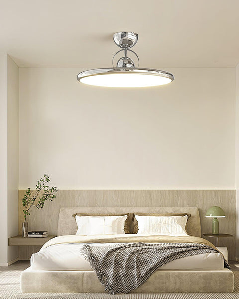 Retro Round LED Ceiling Light for Bedroom and Living Room Lighting