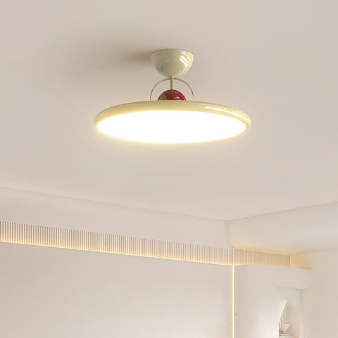 Retro Round LED Ceiling Light for Bedroom and Living Room Lighting