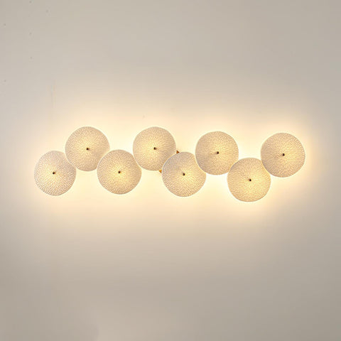Ceramic Lotus Leaf Wall Sconce for Bedroom and Living Room Lighting
