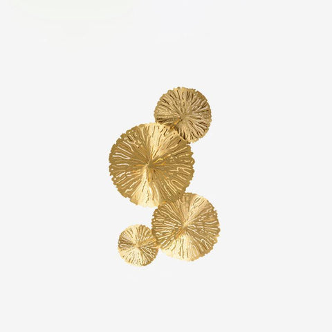 Modern Sculptural Lotus Leaf Wall Sconce for Bedroom Accent Lighting