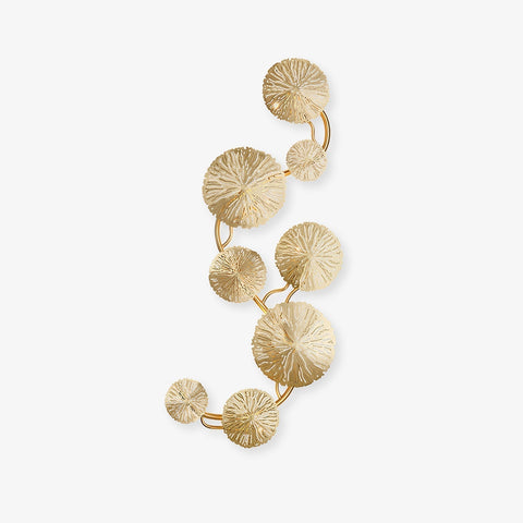 Modern Sculptural Lotus Leaf Wall Sconce for Bedroom Accent Lighting