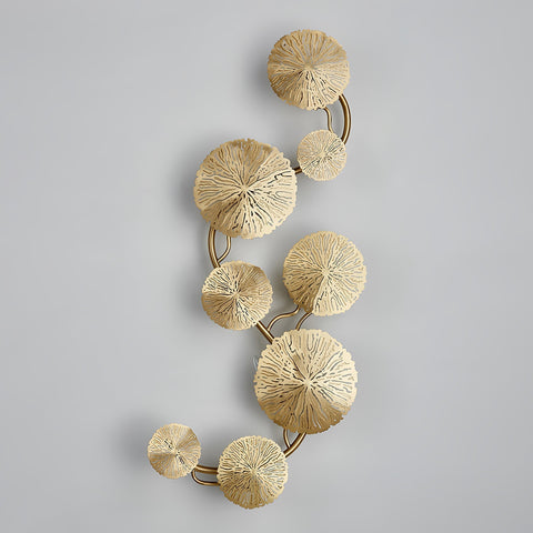 Modern Sculptural Lotus Leaf Wall Sconce for Bedroom Accent Lighting