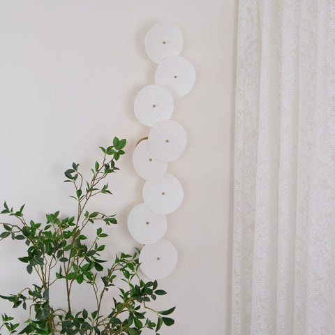 Ceramic Lotus Leaf Wall Sconce for Bedroom and Living Room Lighting