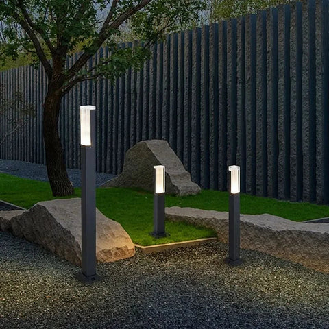 LumiGuard | Waterproof LED Outdoor Lights - Durable Black Design for Any Environment