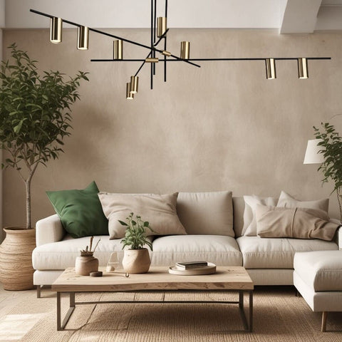 Modern Multi-Light Spotlight Chandelier for Kitchen and Dining Areas