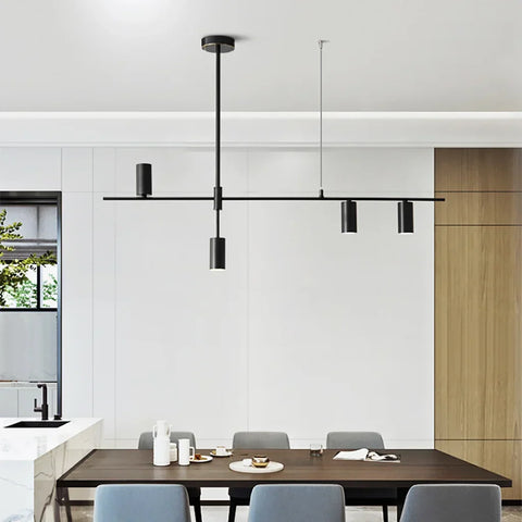 Modern Multi-Light Spotlight Chandelier for Kitchen and Dining Areas